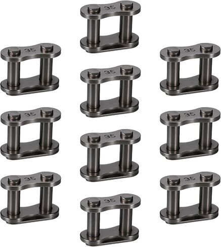 10 Pcs Chain Master Link #35 Bike Chain Link Connector Alloy Steel Heavy Duty Master Links Connector for Bicycles, Mini Go-Karts, Scooters, ATVs in Saudi Arabia