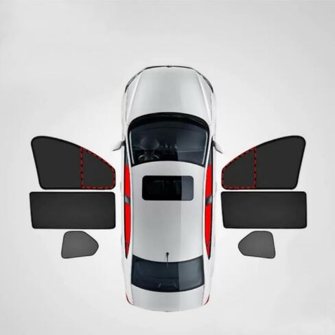 مظلة شمسية لنافذة السيارة لسيارة Honda Pilot 2023-2025 ستائر خصوصية مدمجة 100% كتلة ضوء للرضاعة الطبيعية وتغيير الملابس وما إلى ذلك، نوافذ أمامية in Kuwait