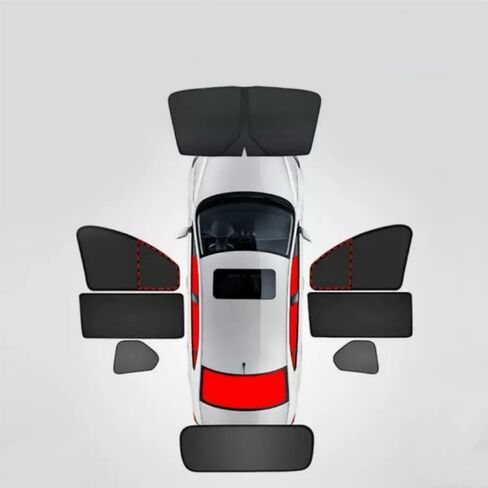 مظلة شمسية لنافذة السيارة لسيارة Honda Pilot 2023-2025 ستائر خصوصية مدمجة 100% كتلة ضوء للرضاعة الطبيعية وتغيير الملابس وما إلى ذلك، نوافذ أمامية in Kuwait