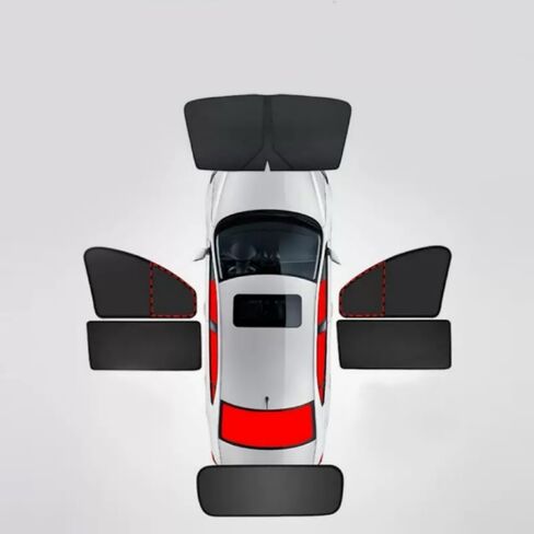مظلة شمسية لنافذة السيارة لسيارة Honda Pilot 2023-2025 ستائر خصوصية مدمجة 100% كتلة ضوء للرضاعة الطبيعية وتغيير الملابس وما إلى ذلك، نوافذ أمامية in Kuwait