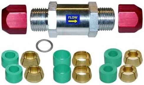 Rareelectrical New Inline Filter Compatible With Audi 5000 Base 2.0L L5 1979-1983 Coupe Base 2.2L L5 1981-1985 By Part Numbers 43-Mt3200 13128 Mt3200 15-10413 89016656 A13-1200 in Saudi Arabia