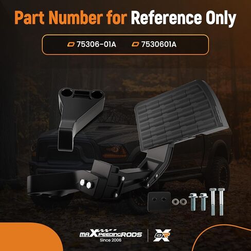 maXpeedingrods Rear Bed Step Retractable Bumper Truck Tailgate Step for Dodge Ram 1500 2009-2010 2500/3500 2010, for Ram 1500 Classic 2019–2022 1500/2500/3500 2011–2018, Replace 75306-01A 7530601A in Saudi Arabia
