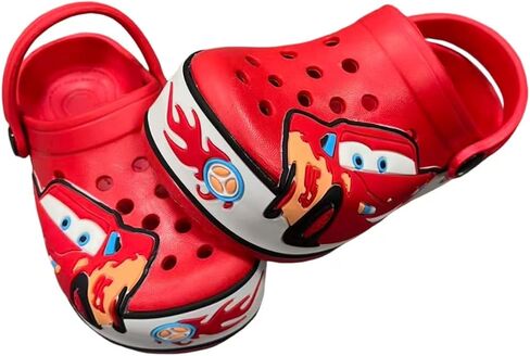 Children's Cute Clogs Car Garden Shoes Boys and Girls Slippers Indoor and Outdoor Water Shower Beach Pool Sandals in Saudi Arabia
