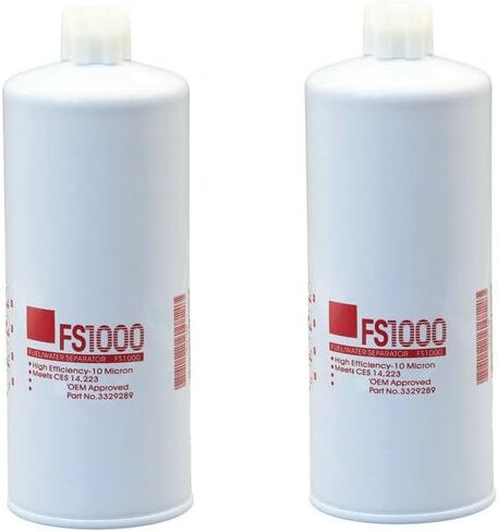 2Pack FS1000,Diesel Fuel Water Separator Compatible With Cummins ISM11 N14 C15 C16 ISL9 Diesel Engine Freightliner Kenworth Peterbilt Trucks Replaces 3329289, 2568753, 4377880 in Kuwait