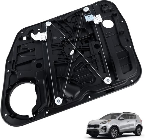 82471-D9010 Front Left Driver Side Power Window Regulator with Panel Without Motor Compatible with 2017-2022 Kia Sportage Replace 82471H3000 in Saudi Arabia