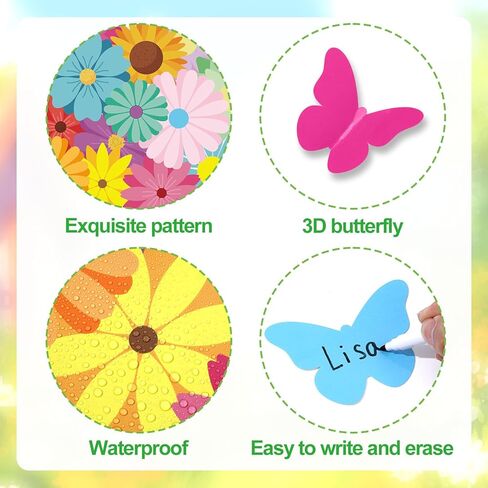 Spring Butterfly Flower Bulletin Board Set Spread Your Wings and Fly Classroom Bulletin Board Decors Colorful 3D Butterflies Name Tags for Back to School Office Home Chalkboard Wall Door Supplies in Saudi Arabia