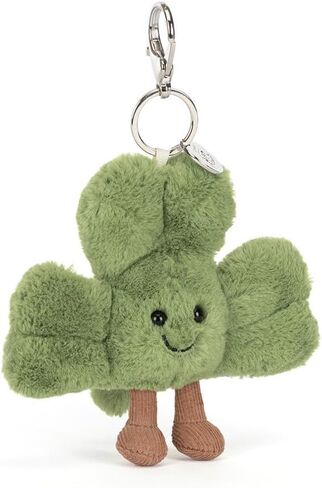 Jellycat Amuseables Siofra Shamrock Bag Charm - Jellycat Spring Collection 2026 Exclusive in Saudi Arabia