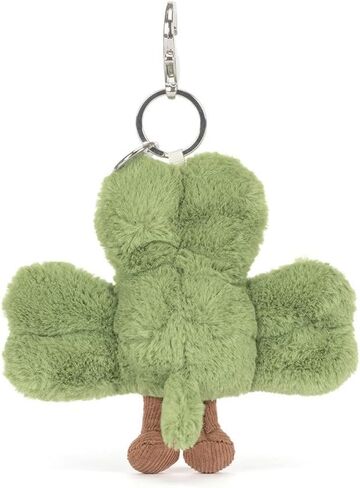 Jellycat Amuseables Siofra Shamrock Bag Charm - Jellycat Spring Collection 2026 Exclusive in Saudi Arabia