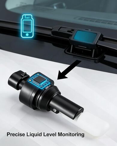 Windshield Washer Fluid Level Sensor Fit for Chevy Caprice Impala Buick Allure Lucerne Cadillac DTS Fleetwood Oldsmobile Aurora Pontiac Grand Replaces D6332E 25864383 372800 FLS123 in Saudi Arabia