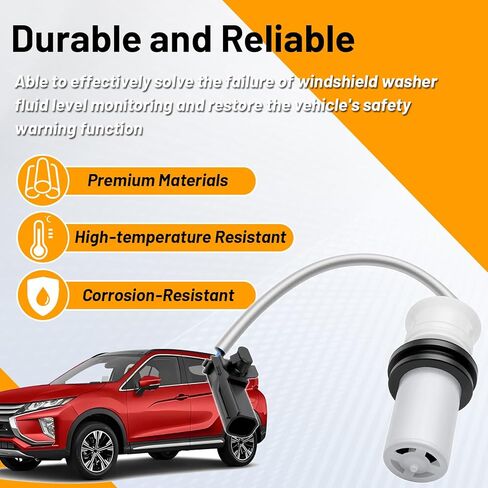 Windshield Washer Fluid Level Sensor Compatible with Mitsubishi Eclipse Cross 2018-2024, Outlander 2014-2021, Outlander Sport 2016-2023, Outlander PHEV 2019-2022, Replace for 8260A406 in Saudi Arabia