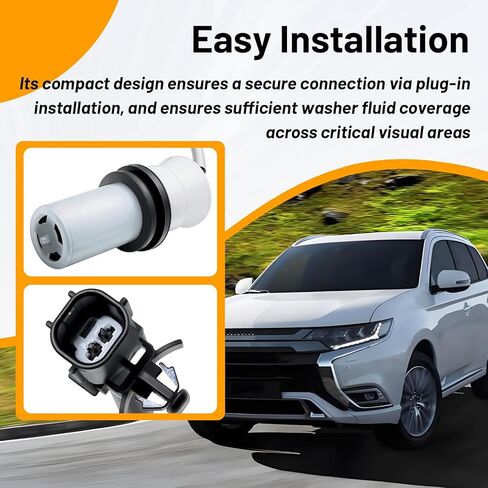 Windshield Washer Fluid Level Sensor Compatible with Mitsubishi Eclipse Cross 2018-2024, Outlander 2014-2021, Outlander Sport 2016-2023, Outlander PHEV 2019-2022, Replace for 8260A406 in Saudi Arabia
