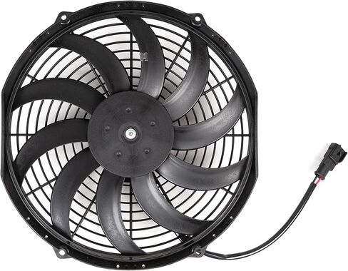 مروحة مكثف متوافقة مع مجموعة موصل Thermo King Tripac Evolution Female Mate APU 12 فولت 12 بوصة 1451 CFM استبدال 781560 78-1560 in Kuwait