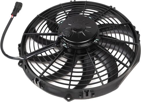 مروحة مكثف متوافقة مع مجموعة موصل Thermo King Tripac Evolution Female Mate APU 12 فولت 12 بوصة 1451 CFM استبدال 781560 78-1560 in Kuwait