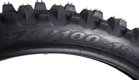 إطار Pirelli Scorpion MX32 للدراجة الترابية متوسطة النعومة أمامي/خلفي من نوع أنبوب موتوكروس مع سلسلة مفاتيح (70/100-19 أمامي) in Kuwait