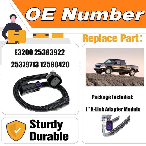 وحدة جسم الخانق E3200 25383922 عزم الدوران X-Link TBSS LS2 LS3 أو LS7 8 Pin إلى 6 Pin DBW وحدة تسخير المحول 25379713 12580420 US in Kuwait