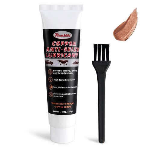 Realth Copper Anti Seize Thread Lubricant 30g – High Temp Anti-Seize Grease for Brake Systems, Spark Plugs, Battery Terminals & Metal Parts Automotive, Electrical & Industrial Use in Saudi Arabia