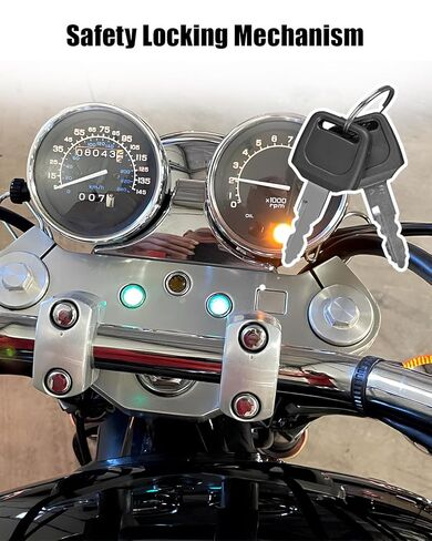 Ignition Switch Lock Cylinder 35100-MZ5-A01 Fit for Honda Magna 750 Deluxe VF750CD VF750C Shadow ACE 1100 1994-2003 with 2 Keys, Replace 35100-MZ5-1000 in Saudi Arabia