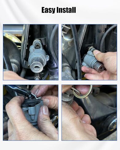 Ignition Switch Lock Cylinder 35100-MZ5-A01 Fit for Honda Magna 750 Deluxe VF750CD VF750C Shadow ACE 1100 1994-2003 with 2 Keys, Replace 35100-MZ5-1000 in Saudi Arabia