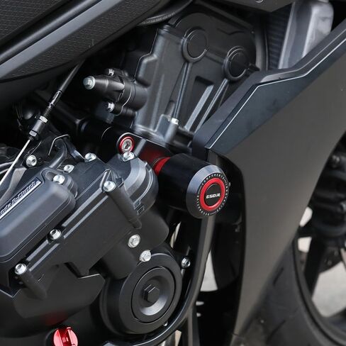 واقي من التصادم بإطار الدراجة النارية متوافق مع H.onda CBR650R / E-Clutch 2024 2025 2026 | لا توجد مجموعات قطع لحماية المحرك من السقوط CBR 650R E ملحقات القابض EClutch (أزرق) in Kuwait