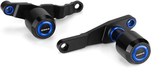 واقي من التصادم بإطار الدراجة النارية متوافق مع H.onda CBR650R / E-Clutch 2024 2025 2026 | لا توجد مجموعات قطع لحماية المحرك من السقوط CBR 650R E ملحقات القابض EClutch (أزرق) in Kuwait