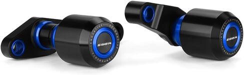 واقي من التصادم بإطار الدراجة النارية متوافق مع H.onda CBR650R / E-Clutch 2024 2025 2026 | لا توجد مجموعات قطع لحماية المحرك من السقوط CBR 650R E ملحقات القابض EClutch (أزرق) in Kuwait