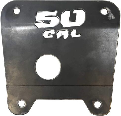 50 Caliber Racing Heavy Duty Rear Plate Radius Arm Suspension Stiffening Brace - Raw Finish Fits 2014-16 Polaris RZR XP1000 XPT Turbo [5376F2] in Saudi Arabia