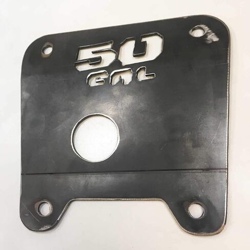 50 Caliber Racing Heavy Duty Rear Plate Radius Arm Suspension Stiffening Brace - Raw Finish Fits 2014-16 Polaris RZR XP1000 XPT Turbo [5376F2] in Saudi Arabia
