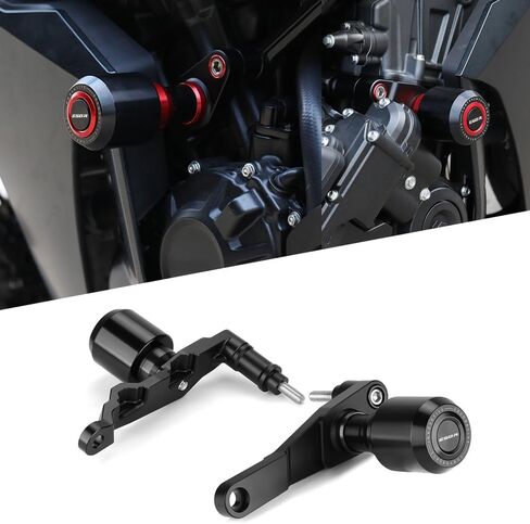 واقي من التصادم بإطار الدراجة النارية متوافق مع H.onda CBR650R / E-Clutch 2024 2025 2026 | لا توجد مجموعات قطع لحماية المحرك من السقوط CBR 650R E ملحقات القابض EClutch (أزرق) in Kuwait