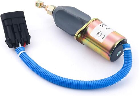 12V Fuel Shut Off Solenoid Valve With Bracket Kits 3931570 SA-4981-12 5016244AA Compatible with Dodge 5.9L Cummins Diesel 94-98 New in Saudi Arabia