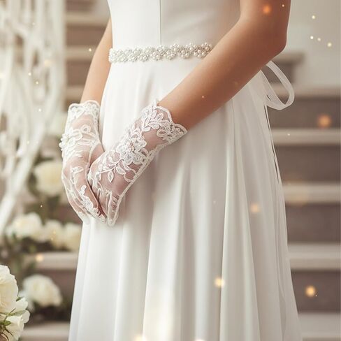 Yolev Bridal Belt Beaded Wedding Pearl Belt for Dress Women Sparkly Bridesmaid Sash Belts Waist Belts for Women Bridal Bridesmaid Dresses Special Occasion in Saudi Arabia