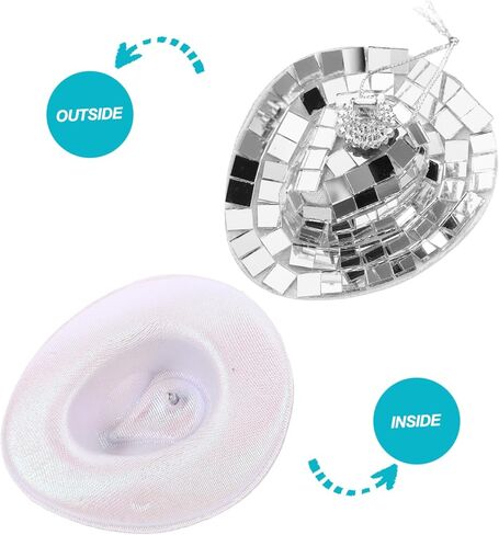 DECHOUS Disco Cowboy Hat Pendants for Party Decorations Hanging Decorations for Home Bar Christmas Year in Saudi Arabia