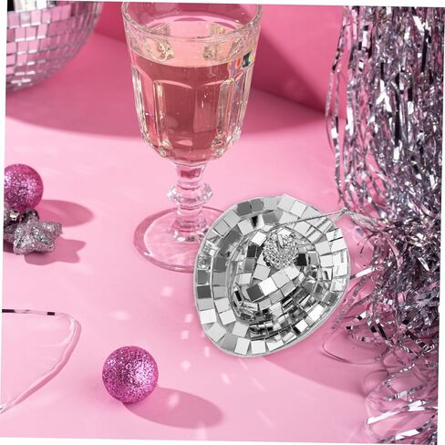 DECHOUS Disco Cowboy Hat Pendants for Party Decorations Hanging Decorations for Home Bar Christmas Year in Saudi Arabia