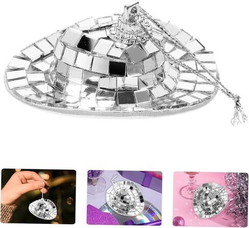 DECHOUS Disco Cowboy Hat Pendants for Party Decorations Hanging Decorations for Home Bar Christmas Year in Saudi Arabia