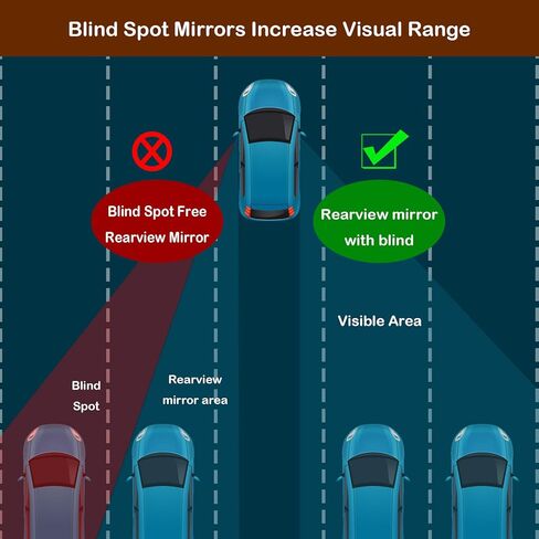 Blind Spot Mirror 2 Pack Cute Car Accessories for Women Heart Shaped Valentines Gifts for Girlfriend Car Essentials Side Blindspot Mirrors Wide Angle Mirrors Adjustabe Convex Rear View Mirror in Saudi Arabia
