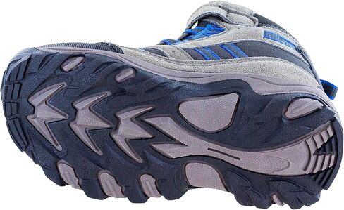 Northside Unisex-Child Rampart Mid Hiking Boots - Ripstop Nylon Moisture-Wicking Quick Lace-Up Durable TPR Outsole | Kids Adventure Essential, Stone/Blue, 7 in Saudi Arabia