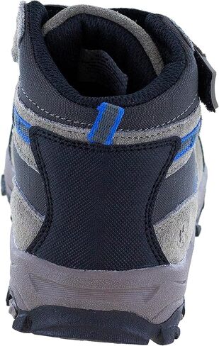 Northside Unisex-Child Rampart Mid Hiking Boots - Ripstop Nylon Moisture-Wicking Quick Lace-Up Durable TPR Outsole | Kids Adventure Essential, Stone/Blue, 10 in Saudi Arabia