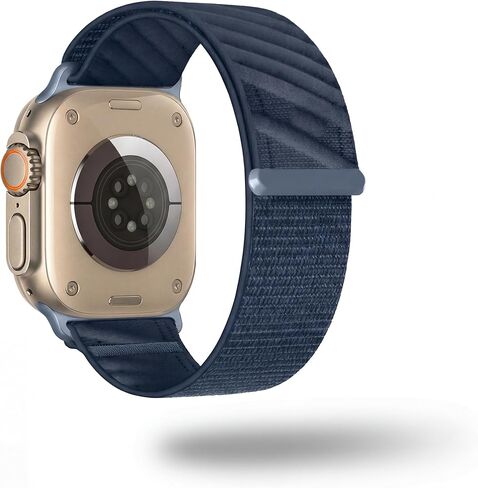 Zygnal Nylon Sport Loop Band متوافق مع Apple Watch Ultra 2/1 (49mm) ، سلسلة 10/9/7/6/6/SE (46 مم 45 مم 44 مم) ، نسج Twill قابل للتنفس ، حزام فيلكرو قابل للتعديل للرجال والنساء ، والمكتب ، وارتداء الصالة الرياضية ، وارتداء كل يوم in Saudi Arabia