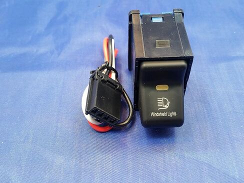Fits Jeep® TJ 1997-2006 Wrangler Accessory Rocker Switch- Windshield Lights Emblem Lifetime Warranty in Kuwait