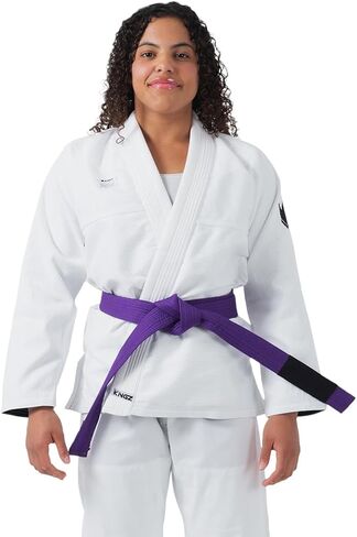 KINGZ Kore V2 للسيدات Jiu Jitsu Gi - IBJJF قانوني، كيمونو خفيف الوزن، خياطة معززة، رباط حبل in Saudi Arabia