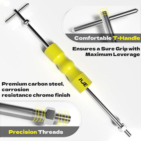 أداة إزالة محور السيرة الذاتية ومجموعة سحب المحور - طقم شوكة مفصل السيرة الذاتية 4 قطع مع شوكات 50 مم و64 مم، مطرقة منزلقة - أداة سحب عمود السيرة الذاتية لفورد توروس، ميركوري سابل، SVT رابتور، لينكولن نافيجيتور in Kuwait
