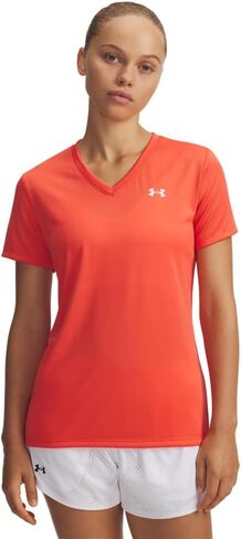 Under Armour Women's Tech Short Sleeve V Neck in Saudi Arabia