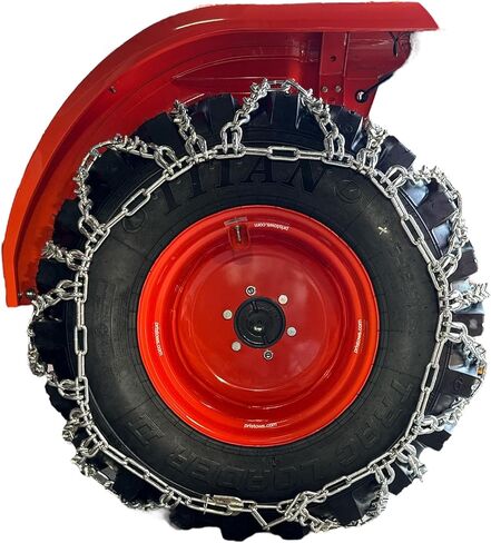 TireChain.com 17.5-24 17.5L-24 سلاسل إطارات جرار V-BAR سلم مزدوج، بسعر لكل زوج. in Kuwait