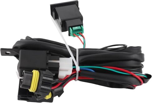 Universal 12V LED Fog Light Switch Relay Kit for Car Offroad Vehicle High Performance More 10.8ft Wiring in Saudi Arabia
