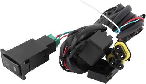 Universal 12V LED Fog Light Switch Relay Kit for Car Offroad Vehicle High Performance More 10.8ft Wiring in Saudi Arabia