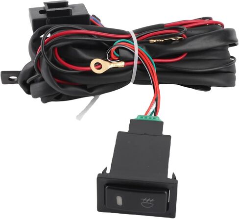 Universal 12V LED Fog Light Switch Relay Kit for Car Offroad Vehicle High Performance More 10.8ft Wiring in Saudi Arabia