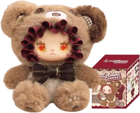 صندوق أعمى من القطيفة من CALEMBOU، سلسلة مفاتيح صندوق أعمى محشوة من سلسلة Kawaii Emma Bear Alliance، حقيبة سحرية من الفينيل الغامض من Kawaii قابلة للجمع لعيد الميلاد وعيد الميلاد in Saudi Arabia