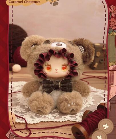صندوق أعمى من القطيفة من CALEMBOU، سلسلة مفاتيح صندوق أعمى محشوة من سلسلة Kawaii Emma Bear Alliance، حقيبة سحرية من الفينيل الغامض من Kawaii قابلة للجمع لعيد الميلاد وعيد الميلاد in Saudi Arabia