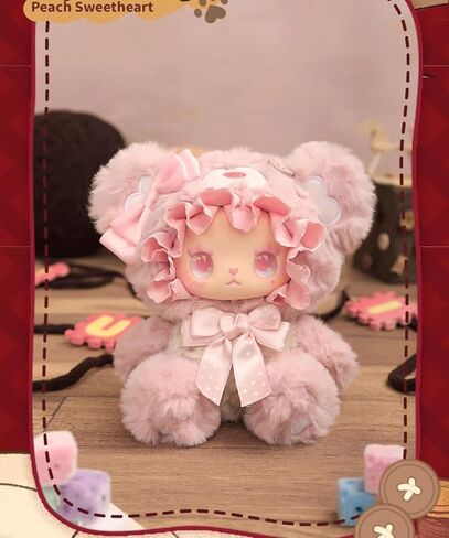 صندوق أعمى من القطيفة من CALEMBOU، سلسلة مفاتيح صندوق أعمى محشوة من سلسلة Kawaii Emma Bear Alliance، حقيبة سحرية من الفينيل الغامض من Kawaii قابلة للجمع لعيد الميلاد وعيد الميلاد in Saudi Arabia