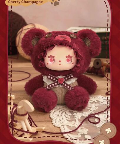 صندوق أعمى من القطيفة من CALEMBOU، سلسلة مفاتيح صندوق أعمى محشوة من سلسلة Kawaii Emma Bear Alliance، حقيبة سحرية من الفينيل الغامض من Kawaii قابلة للجمع لعيد الميلاد وعيد الميلاد in Saudi Arabia