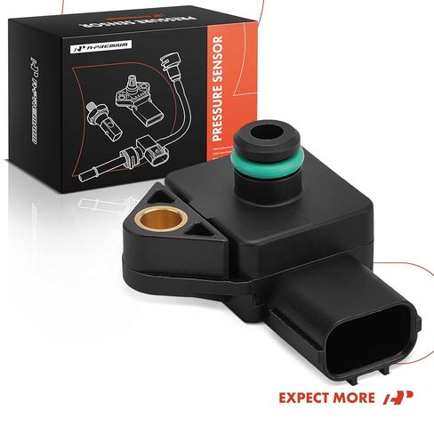 مستشعر الضغط المطلق المنوع الممتاز [3 دبابيس] متوافق مع Honda CR-V 2002-2004، Civic 2001-2005، Accord 2003-2004، Pilot 2003-2004، Odyssey، Element & Acura MDX، TSX، TL، RSX & Saturn Vue in Kuwait